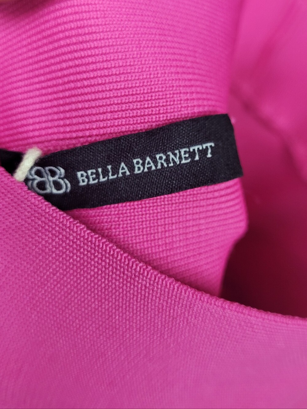 Bella Barnett Hot Pink Cutout Bandage Mini Dress V-Neck Bodycon NWT Size M - Picture 6 of 8